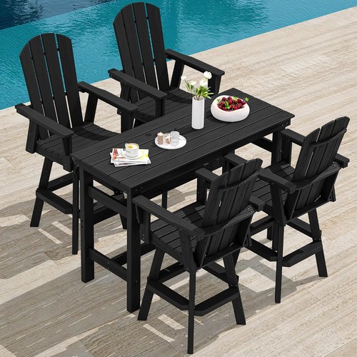 5pc swivel adirondack - 5pc, bar