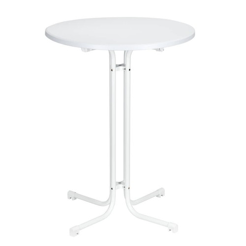 Round white plastic - round,
